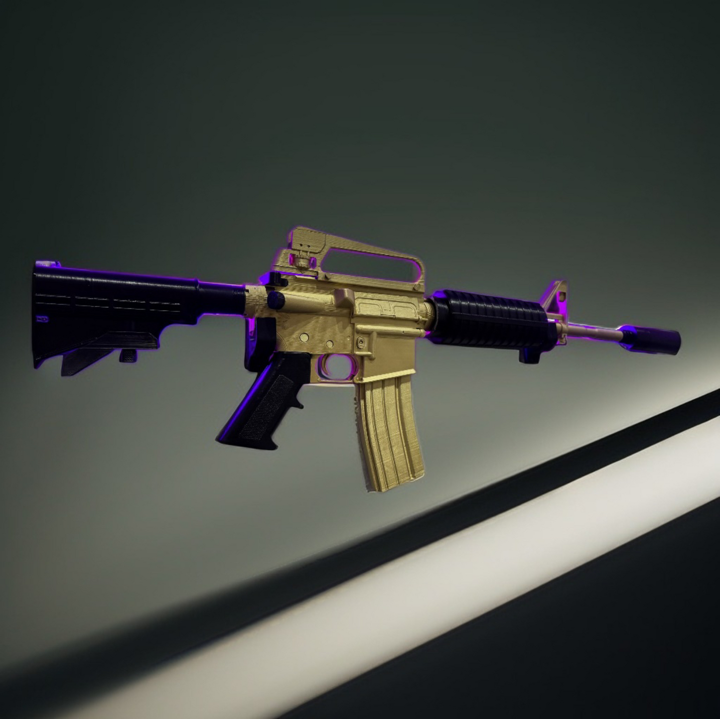 3D Printed M4A1-S RGB Display Piece – Limited Edition - 3DArtStore.com